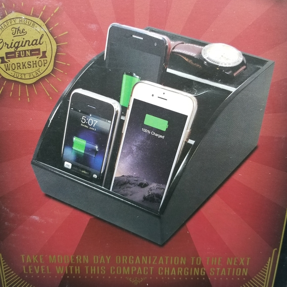Compact Charging Station Organizer New - Picture 2 of 4